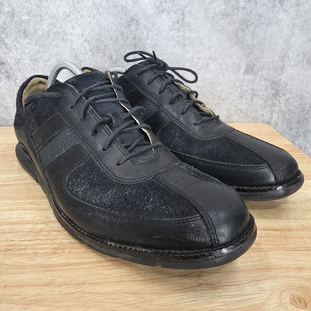 Cole Haan Grand OS Oxford Shoes Mens 11.5 M Black Bicycle Toe Walk Casual C12708